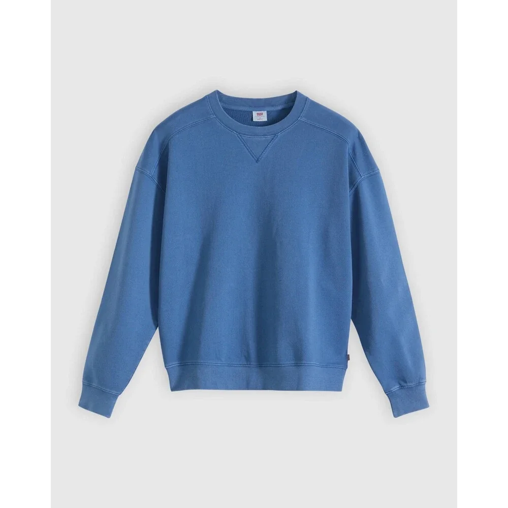 Levi's Delaney Sweatshirt Men's Blue French Terry Crew Neck Relaxed fit JAX1862